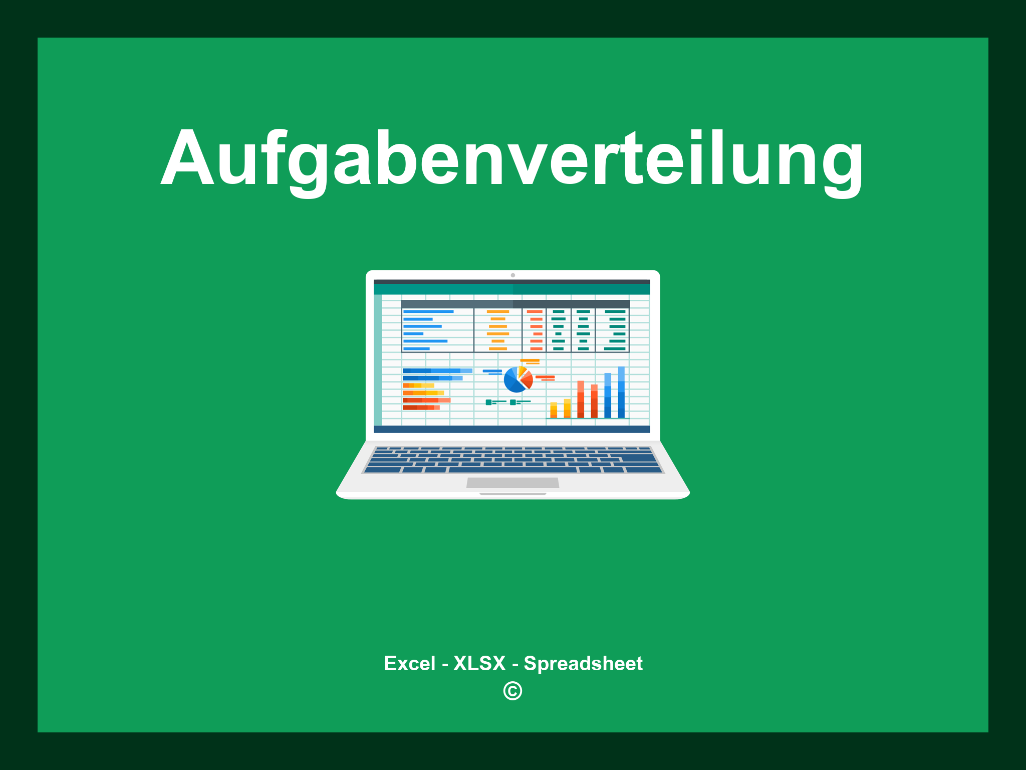 Aufgabenverteilung Excel Vorlage