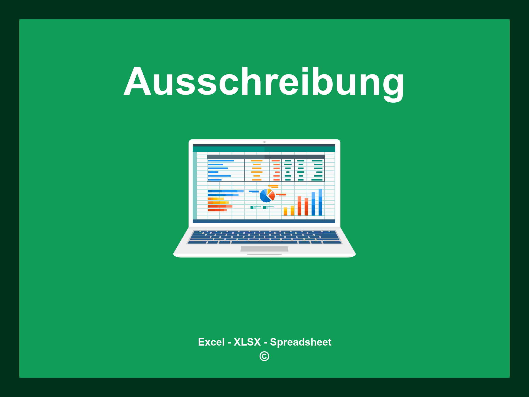 Ausschreibung Vorlage Excel
