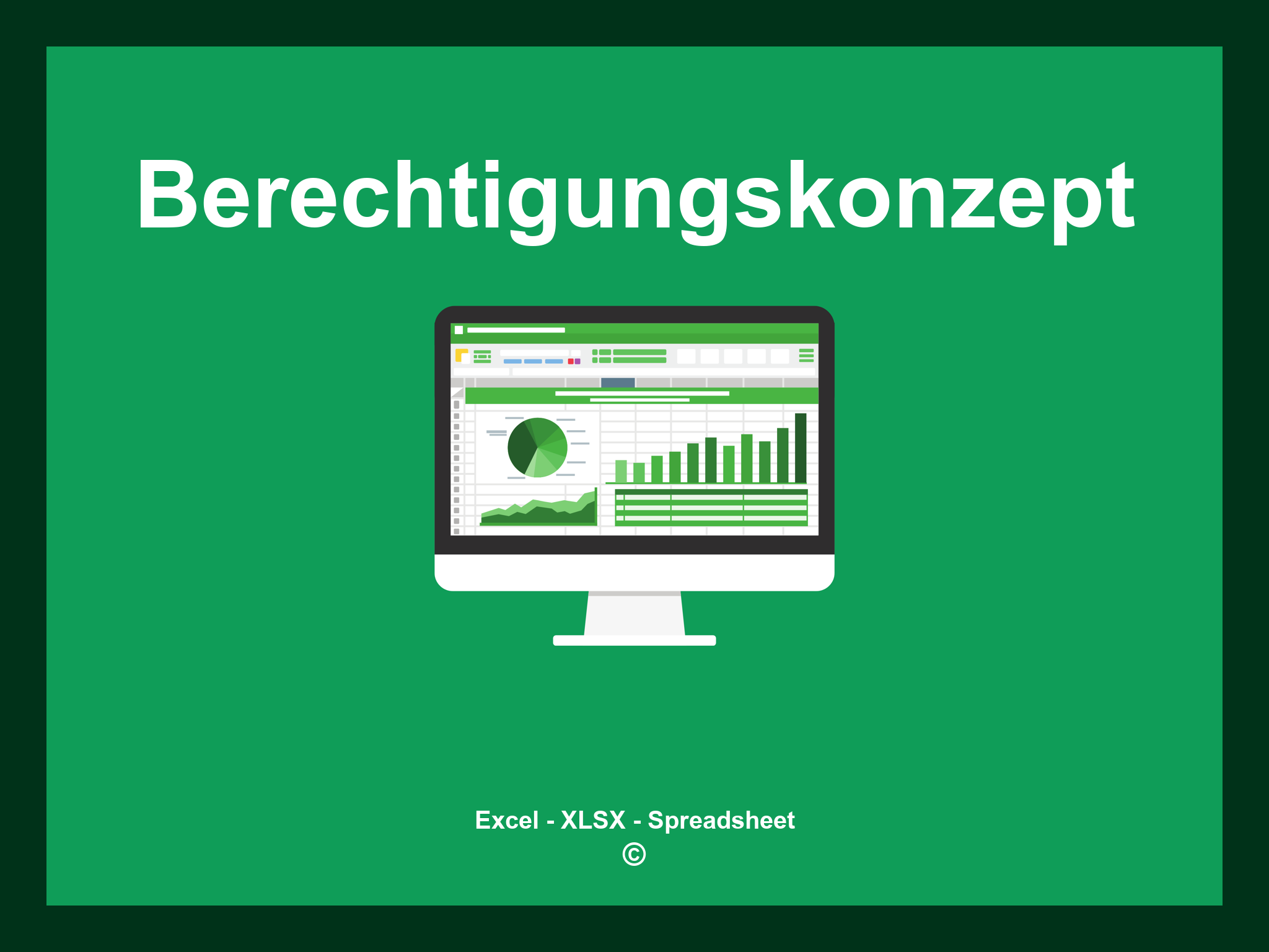 Berechtigungskonzept Vorlage Excel