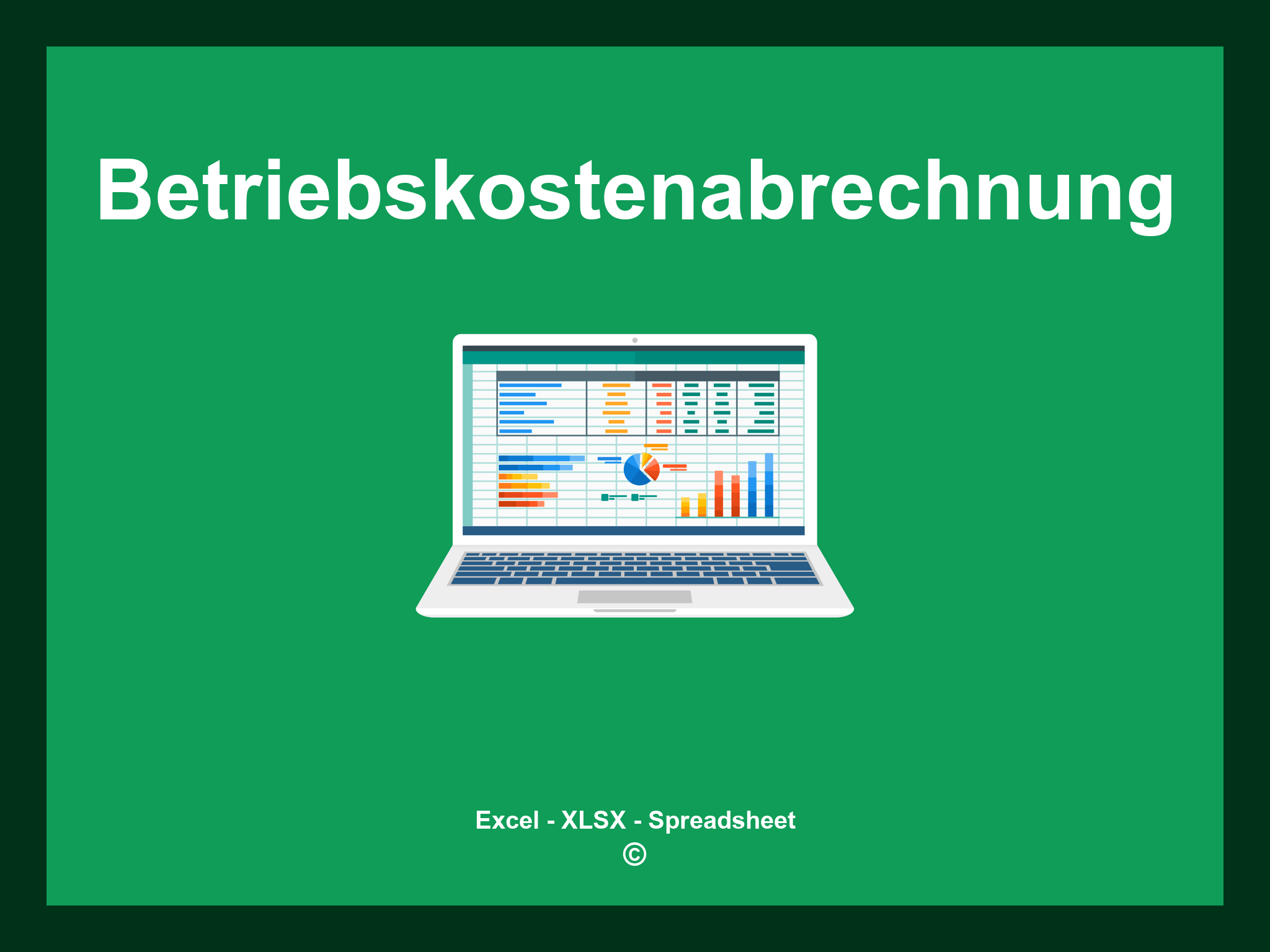Betriebskostenabrechnung Vorlage Excel