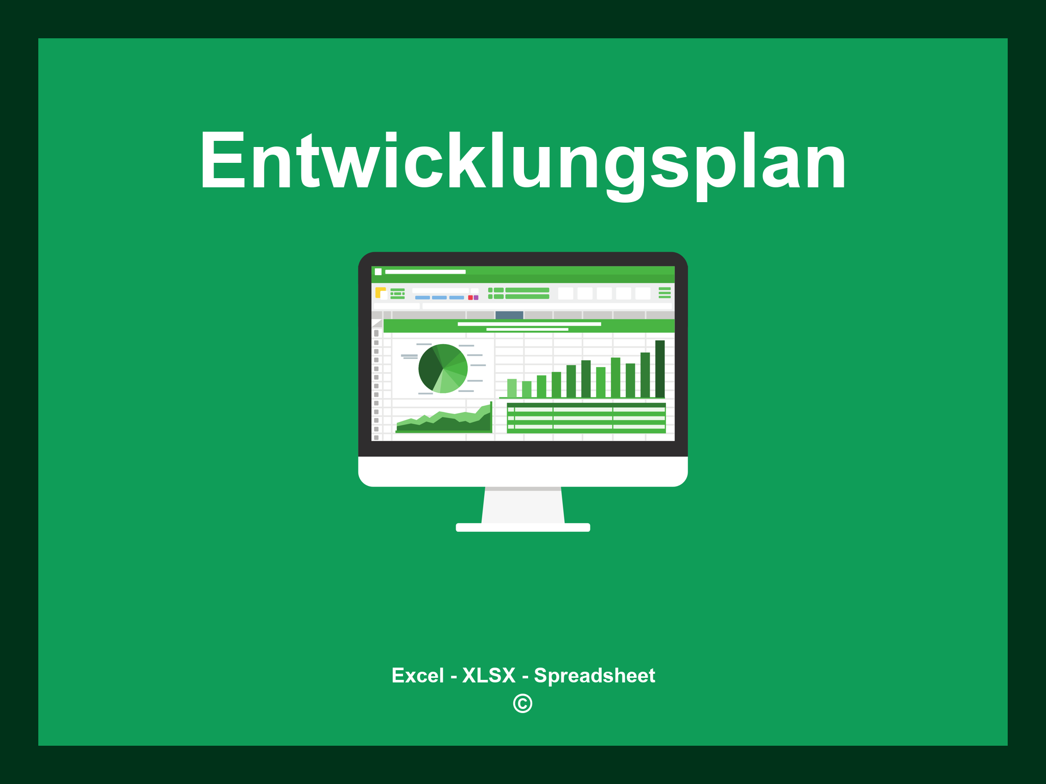 Entwicklungsplan Vorlage Excel