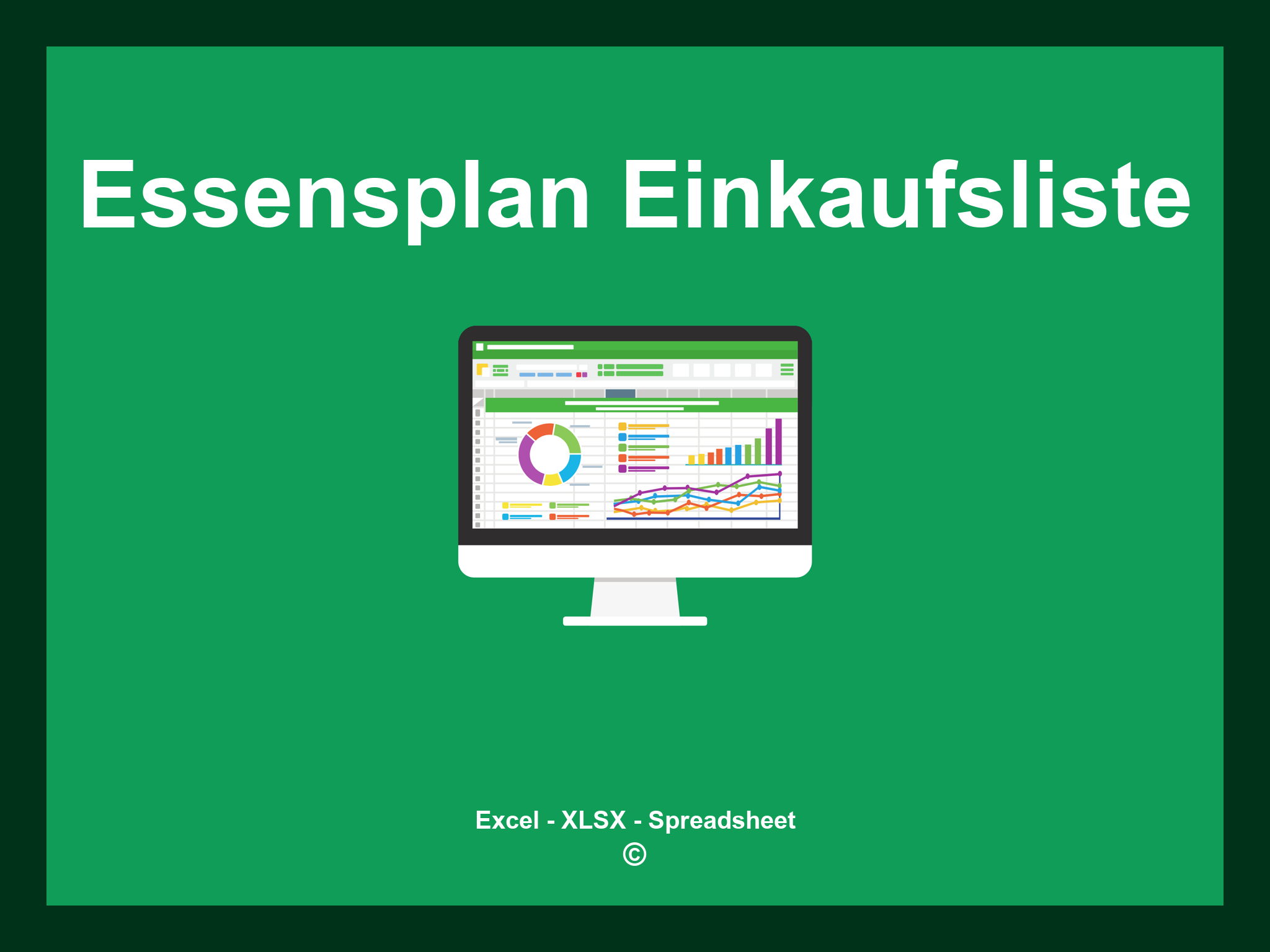 Excel Essensplan Einkaufsliste