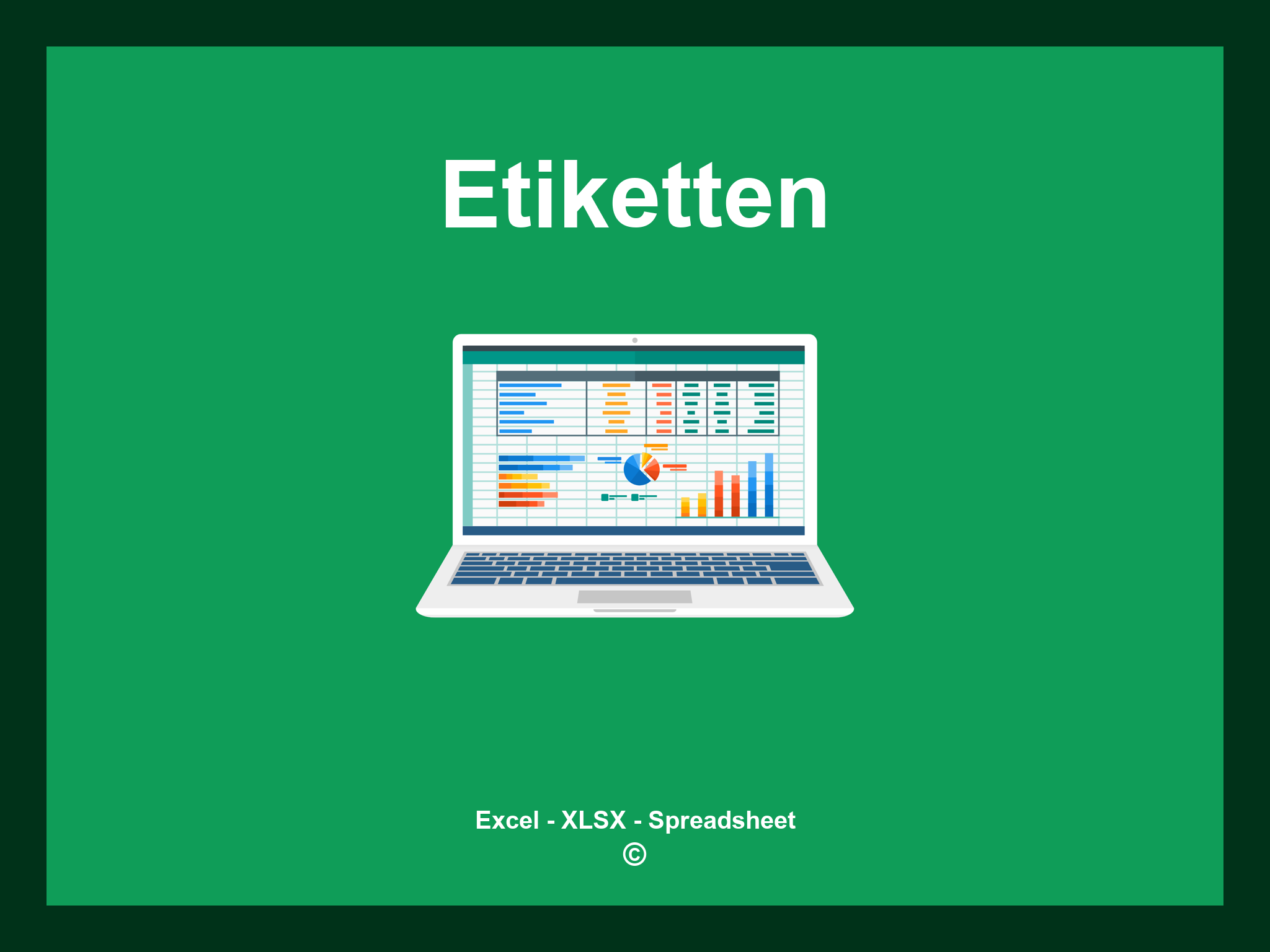 Etiketten Vorlage Excel
