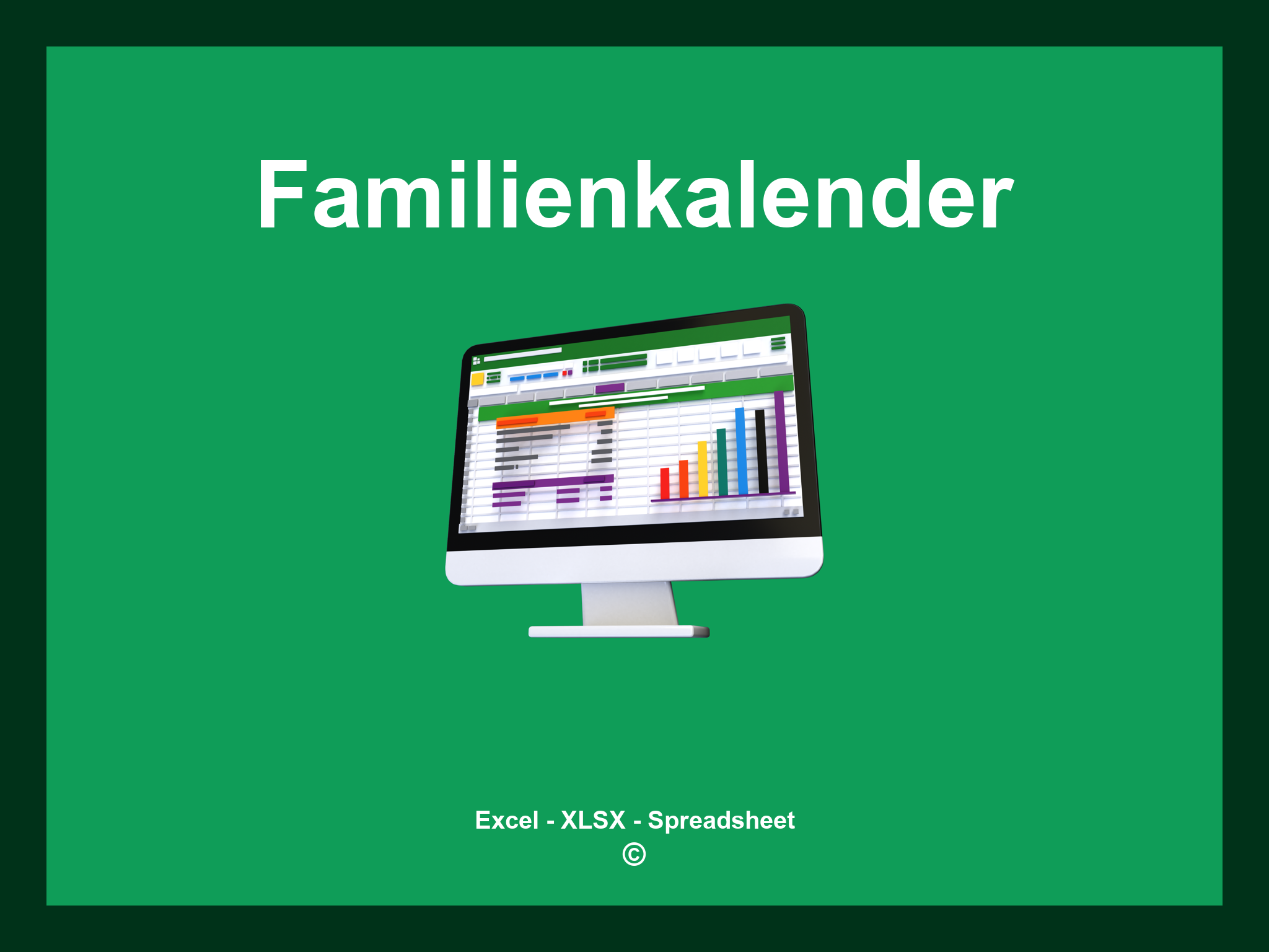Familienkalender Excel