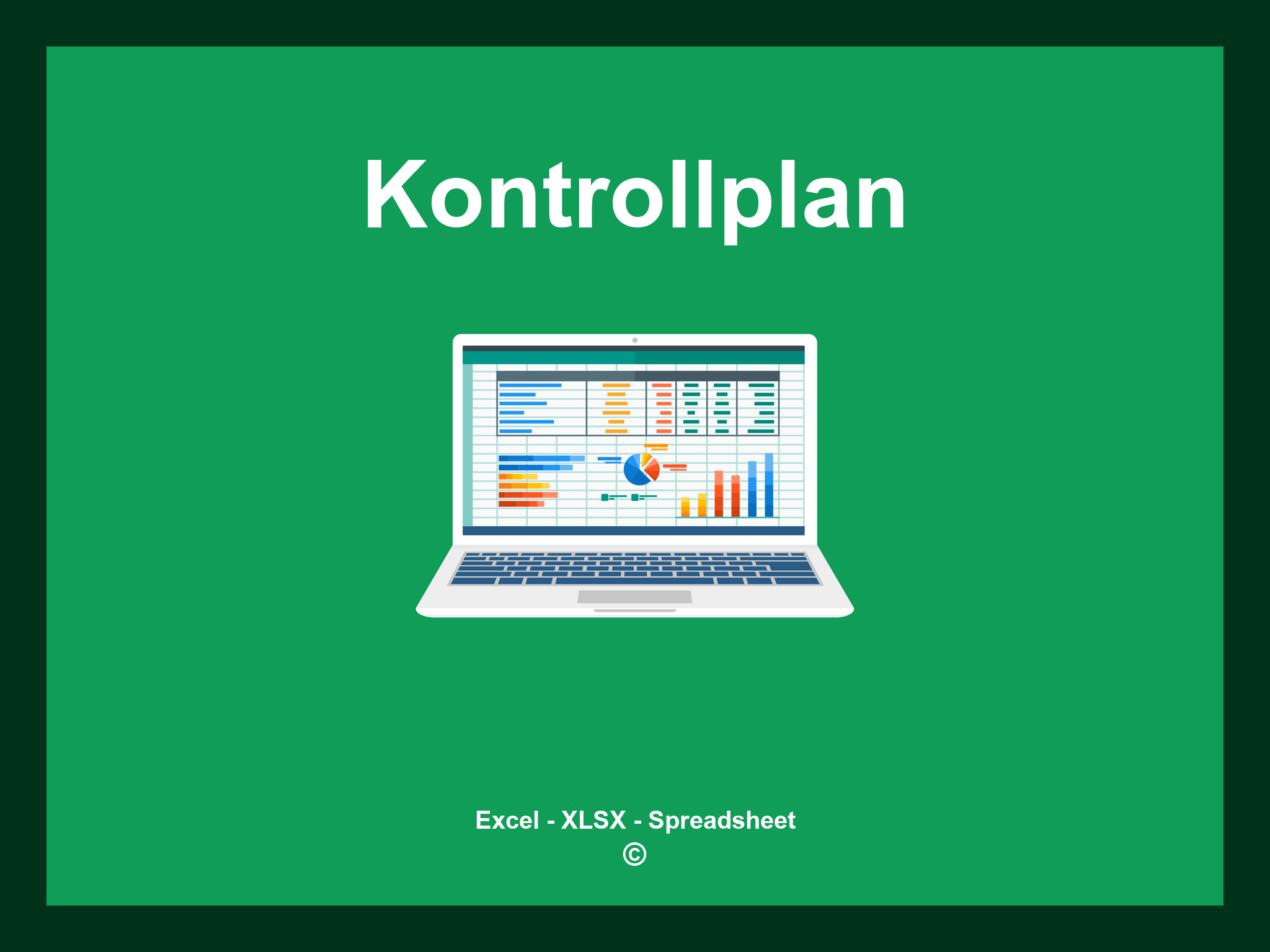 Kontrollplan Vorlage