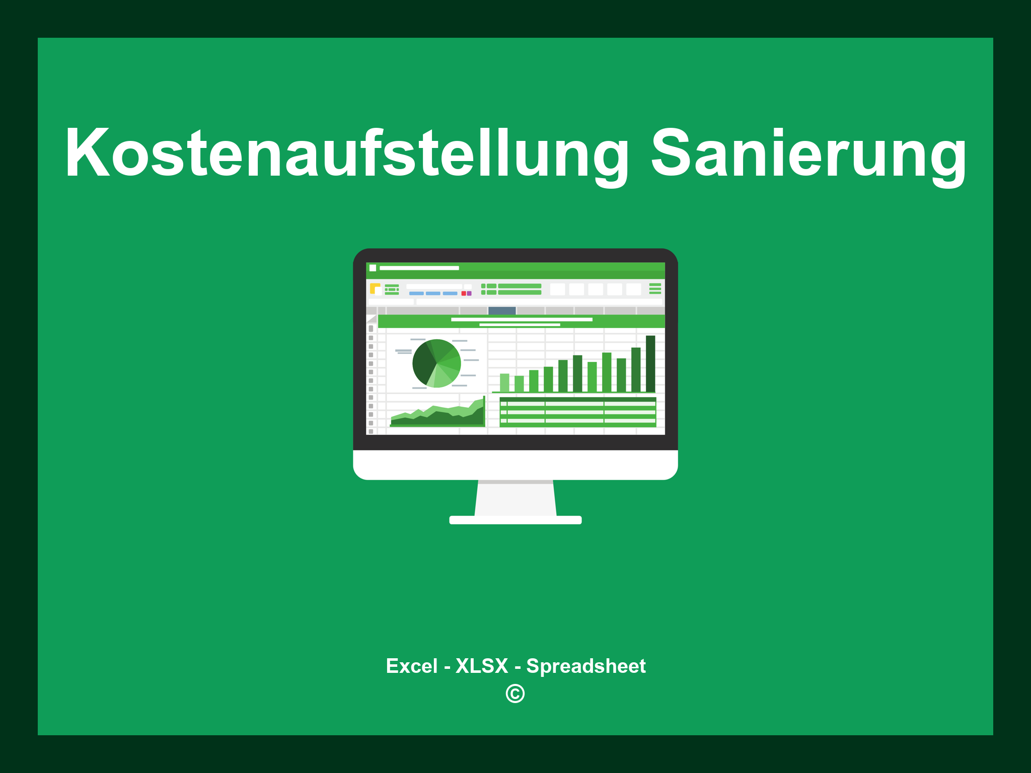 Kostenaufstellung Sanierung Vorlage Excel