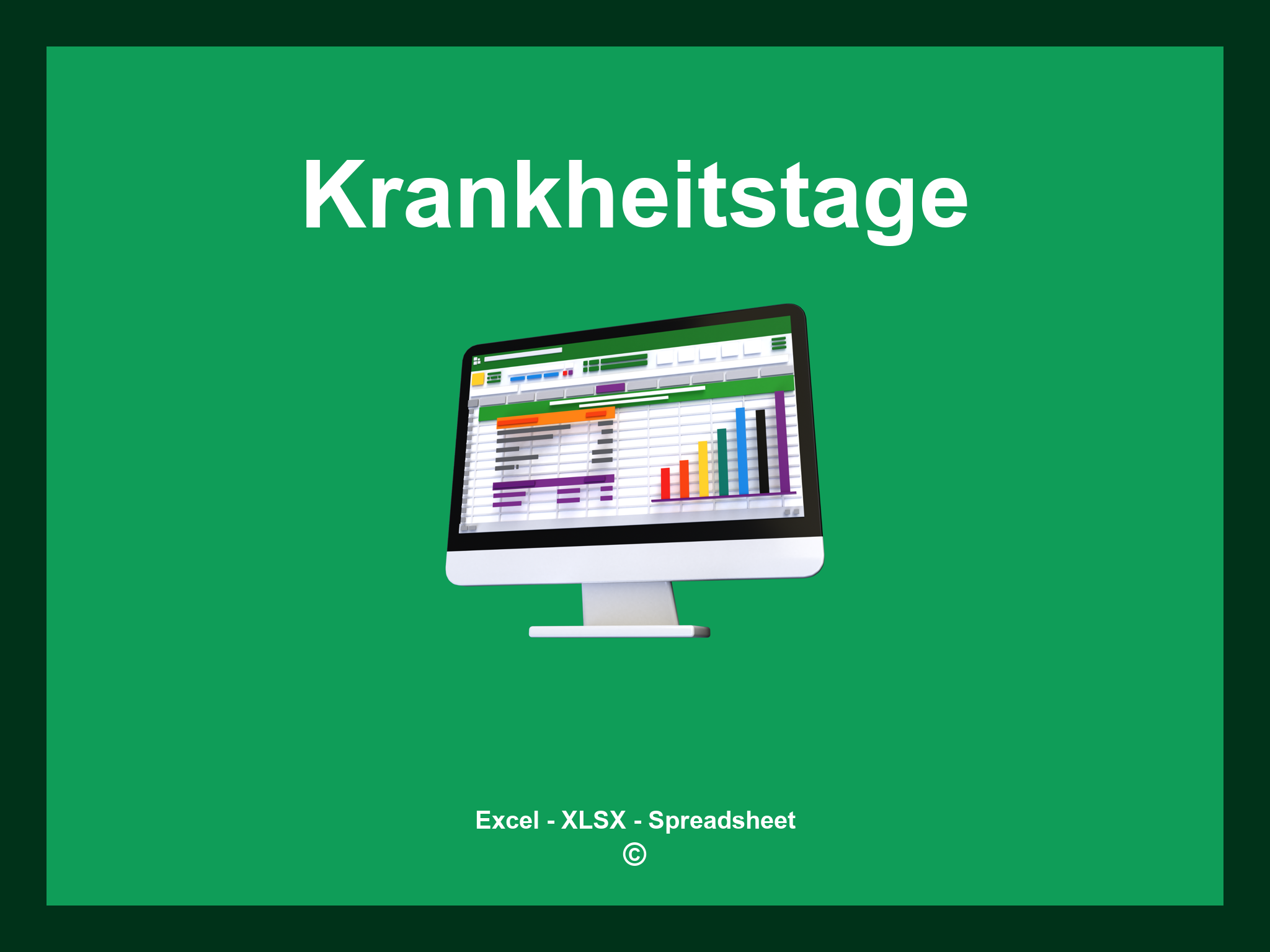 Krankheitstage Excel Vorlage