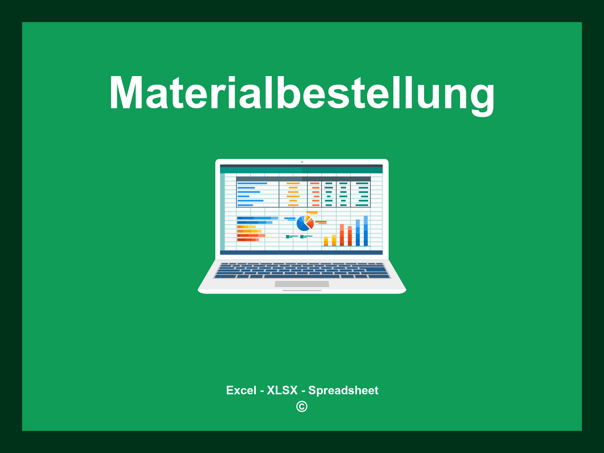 Materialbestellung Vorlage Excel