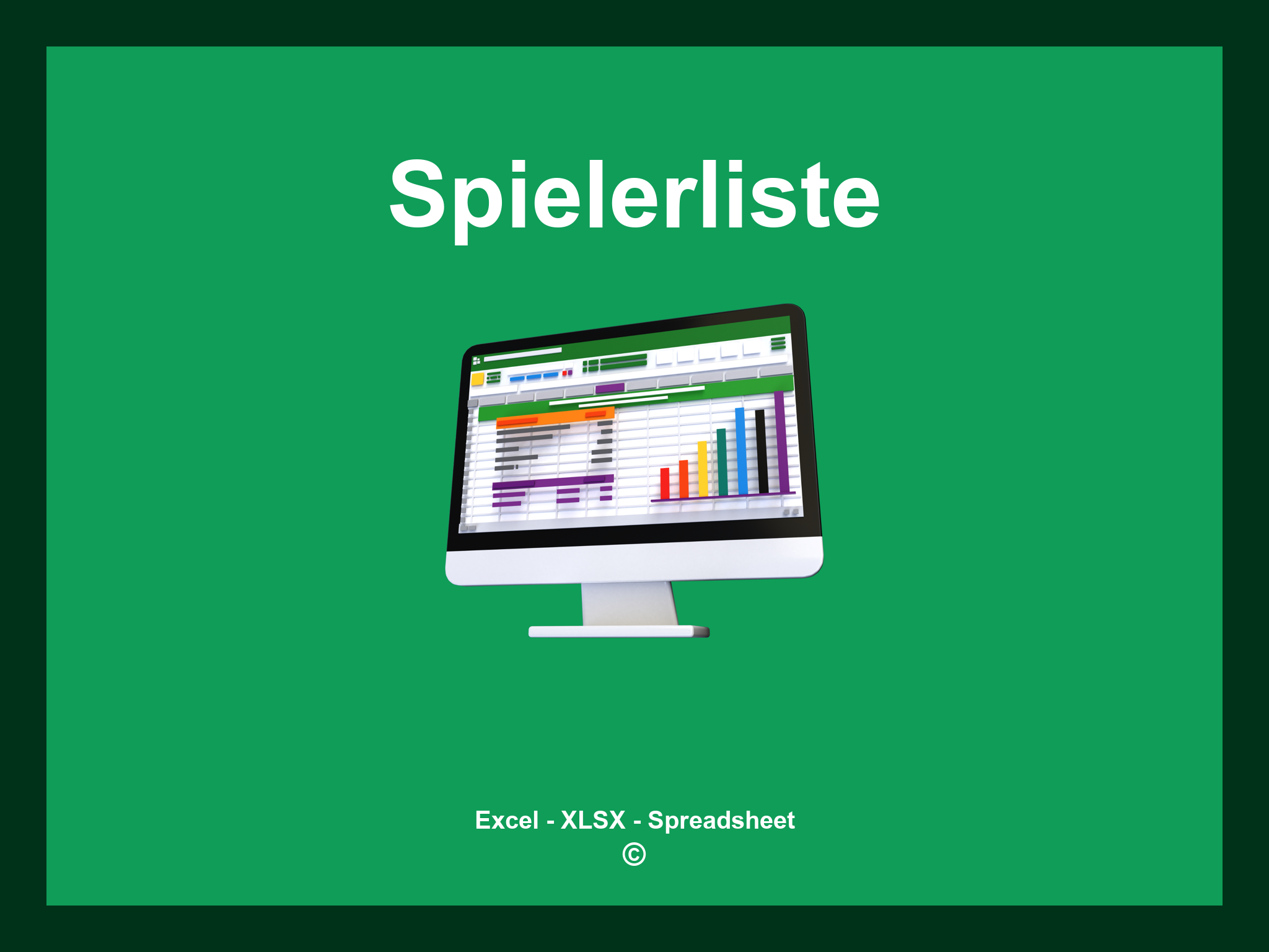 Spielerliste Vorlage