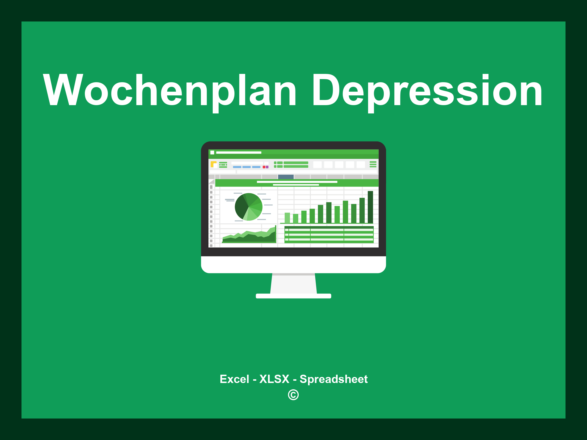 Wochenplan Depression Beispiel