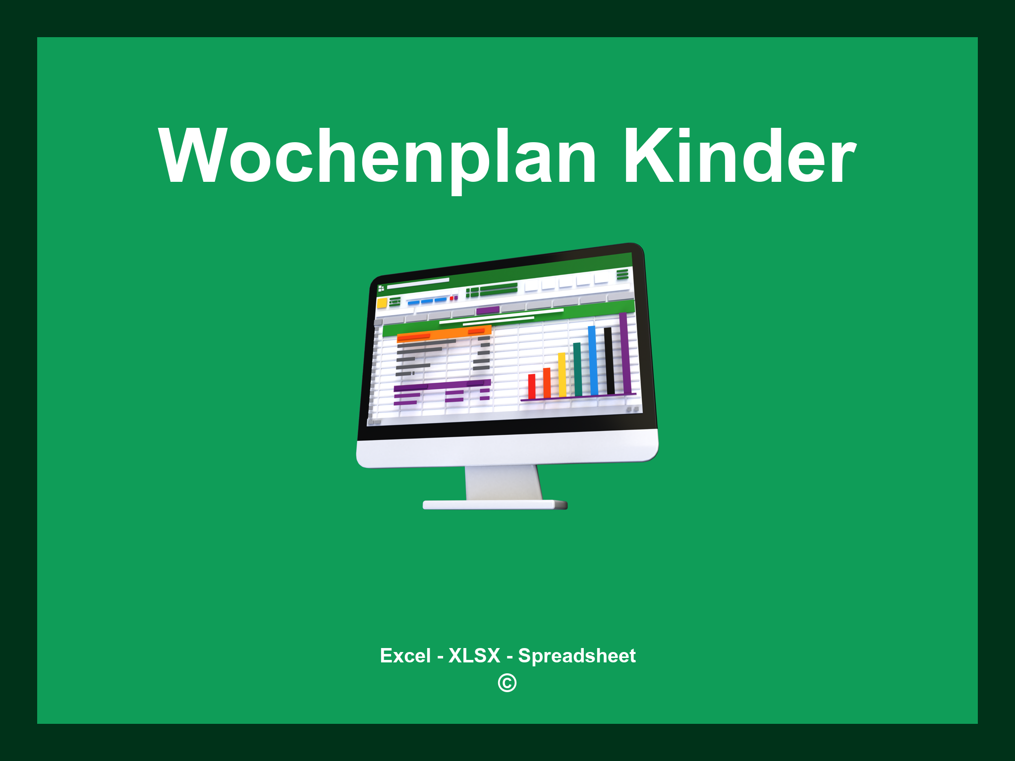 Wochenplan Kinder Vorlage Word